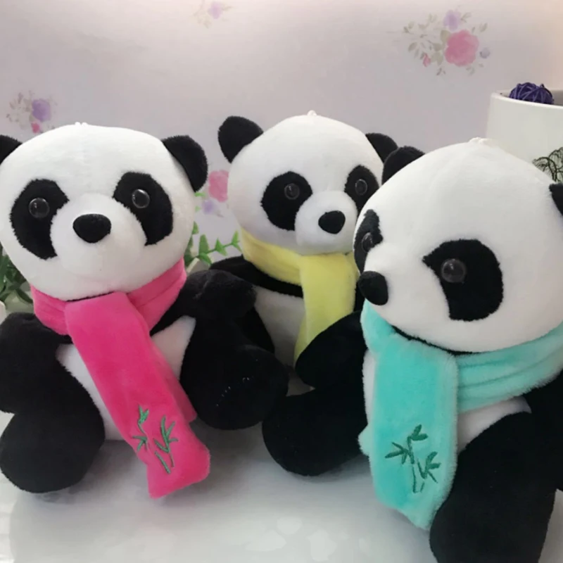 Новейшие забавные плюшевые игрушки с изображением панды, модные мягкие детские плюшевые игрушки с эмуляцией панды, подарки для детей