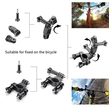 LoogDoo for Gopro Hero 5 Accessories Set Helmet Strap Mount Suitable to Go pro Hero5 5s 4 3 SJ4000 SJCAM xiaomi yi 2 Camera TZ02