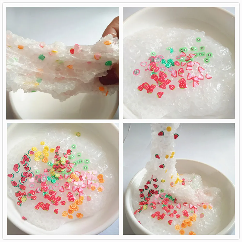 

2018 New Arrival Kid Anti-stress Toys Butter Slime Clear Slime Glitter Slime Floam Beads Slime funny squishies oyuncak Dropship