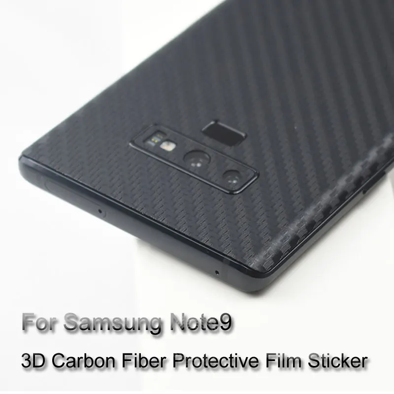 

For Samsung Note9 3D Carbon Grain Back Protective Phone Film Sticker for Note9 Color Cover Film Paster Decorative Stickers