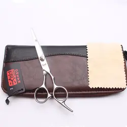 H1001 6 ''JP Kasho Профессиональный натуральные волосы ножницы парикмахерские ножницы истончение ножницы для укладки волос инструменты 1 шт. +