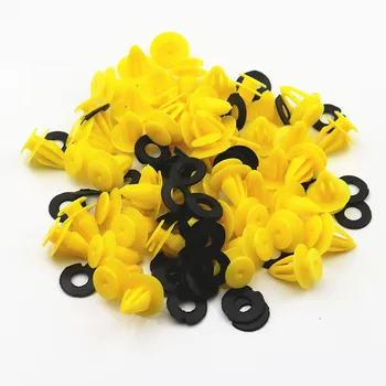 

100PCS 10mm Car Special Clamp for Volkswagen VW Golf Auto Door trim panels Fastener clips Car plastic fixed clip