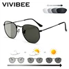 VIVIBEE Oval Women Fashion Photochromic Sunglasses Polarized Ladies Metal Gold Frame Sun Glasses 2025 Trending Female Shades 1