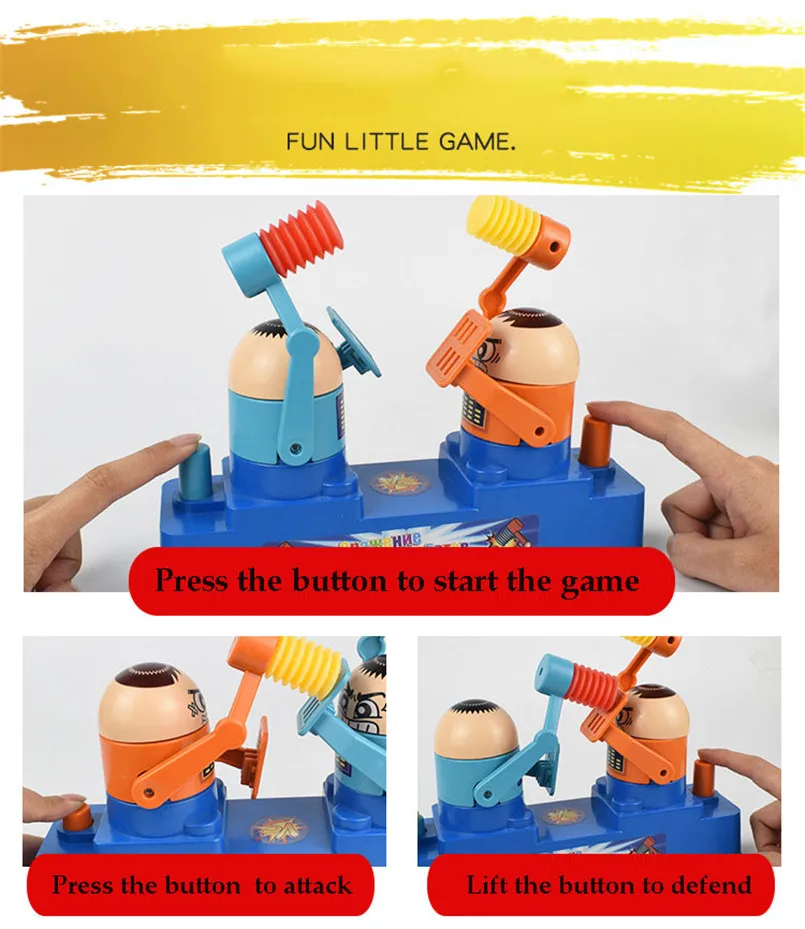 Ударная Защитная Боевая доска игра Ручной пресс ударная голова приколы, розыгрышки игрушки-гаджеты для детей взаимодействие детская игрушка