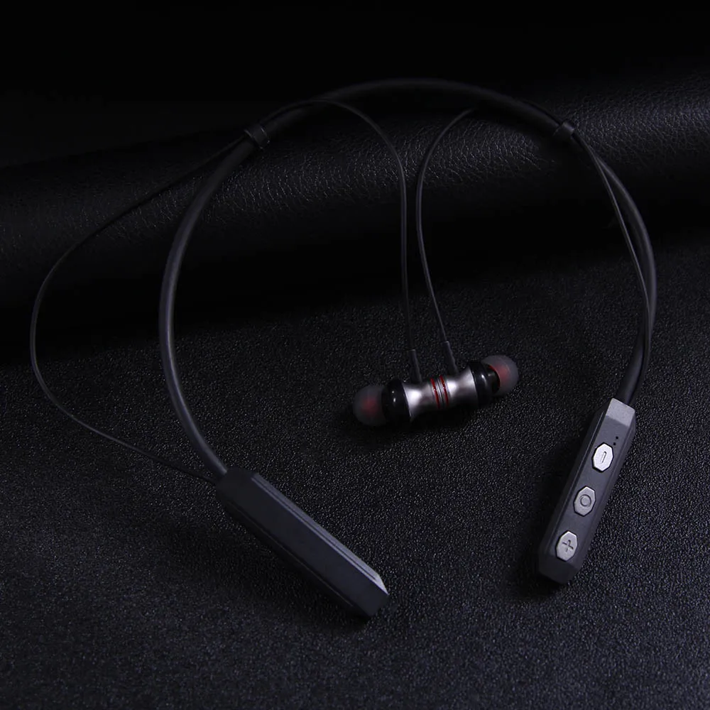 

Hot In-Ear Portable Sports Music Bluetooth Earphones Wireless Earphone Neckband Headset with Mic Stereo Gaming Earbuds Handsfree