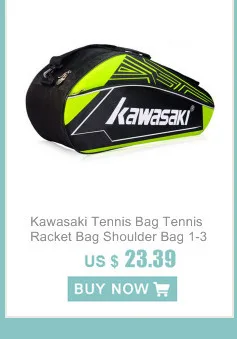 Теннисная ракетка, сумка Kawasaki на одно плечо, теннисная бадминтон, сумка для игры сквош, 3 ракетки Kawasaki, бадминтон, сумка Raquete Tenis Pack