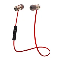 HUAST V4 1 Metal Wireless Bluetooth font b Headphone b font Sport Bluetooth Earphone Headset Noise
