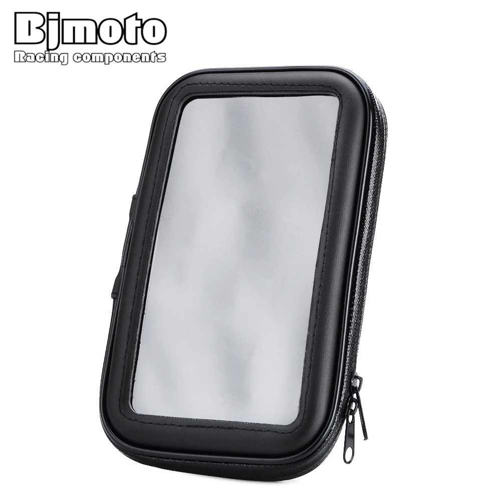  BJMOTO Für 55-62 inch Bildschirm Motorrad Einstellbare Spiegel Halterung GPS Mobile Handy Halter US