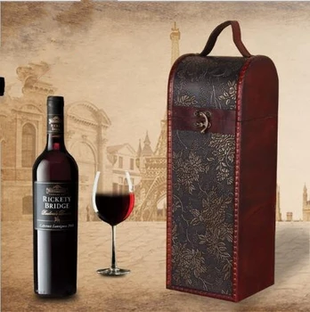 

Classic Luxury Wine Box Packing Single Antique Wine Gift Wine High-grade Wine Vertical Single Box