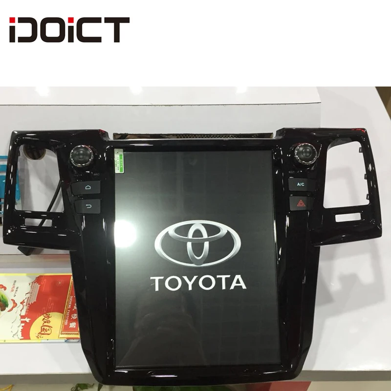 Clearance IDOICT TESLA Android 6.0 2G+32G Car DVD Player GPS Navigation Multimedia For Toyota Fortuner Radio 2007-2015 1