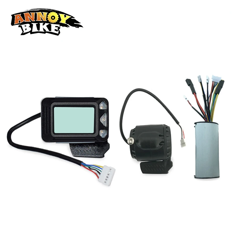 Ebike Controller Brake LCD display 24V 250W Carbon Fiber font b Electric b font Scooter Controller