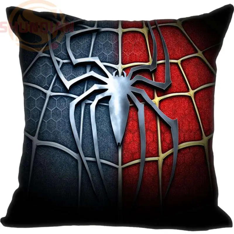 

Hot Sale Custom Decorative Pillowcase spiderman Square Zippered Pillow Cover Best Nice gift 20X20cm,35X35cm(one side)