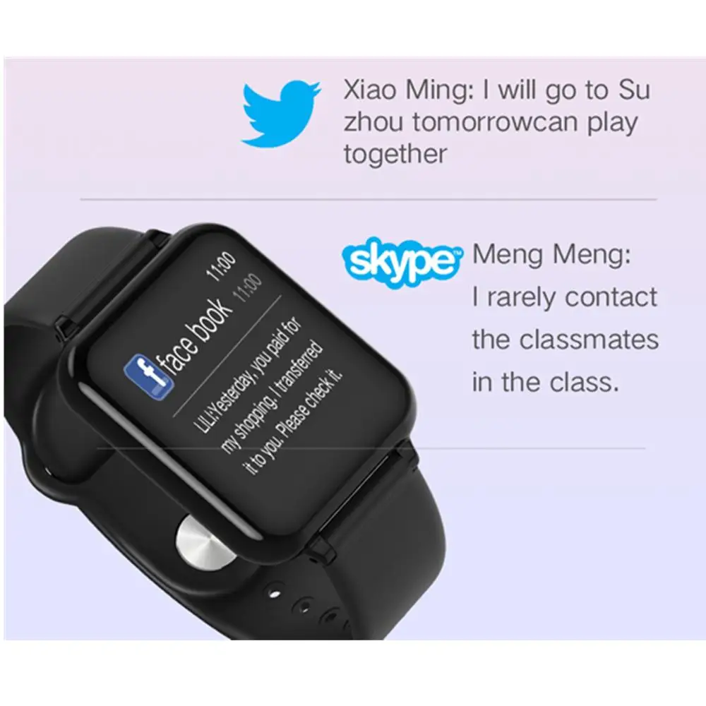  696 B57 smart watch IP67 waterproof smartwatch heart rate monitor multiple sport model fitness trac - 33015176858