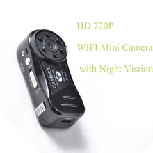 Mini Wireless Wifi Camera 720P HD IP Night Vision Hidden Spy Hoursing Security DV Micro Network Cam Digital Video Camcorder