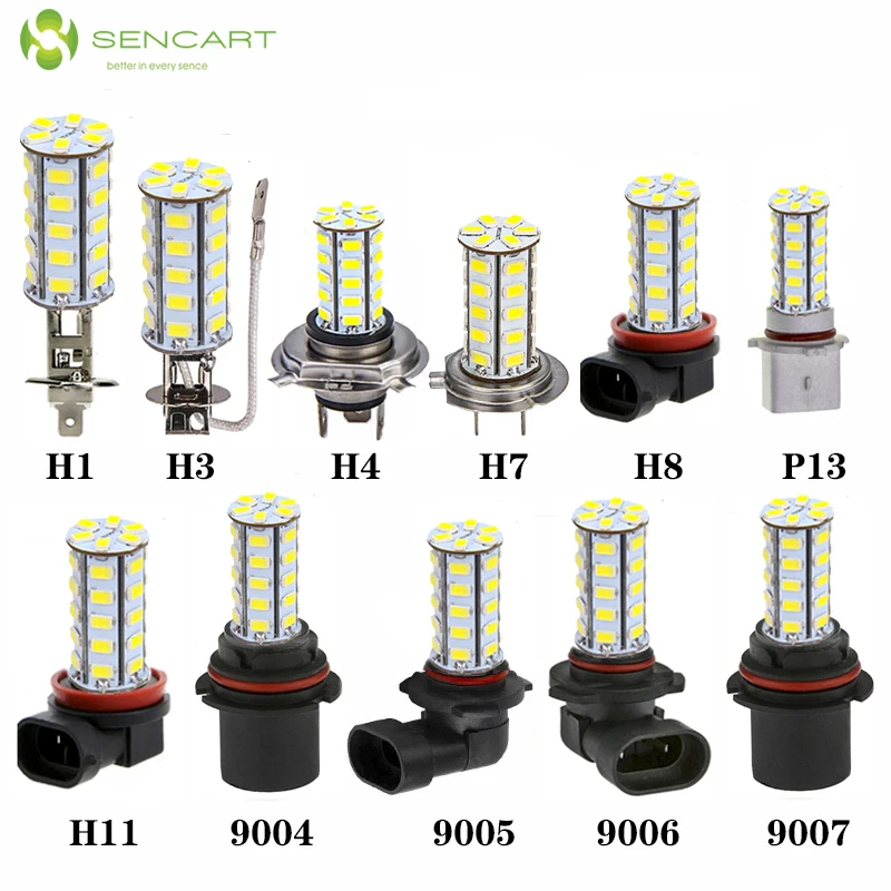 

2PCS H4 H8 H11 9005 9006 36SMD 36LED 5630SMD Headlight Front Light Fog Lamp Daytime running lights AC/DC12-16V