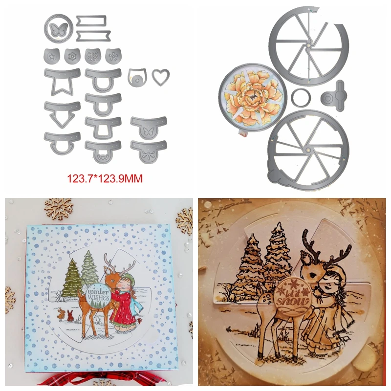 

Slide And Reveal Magic Windows 2019 Metal Cutting Dies Stencil for DIY Scrapbooking Embossing Photo Album Decoration Paper Craft