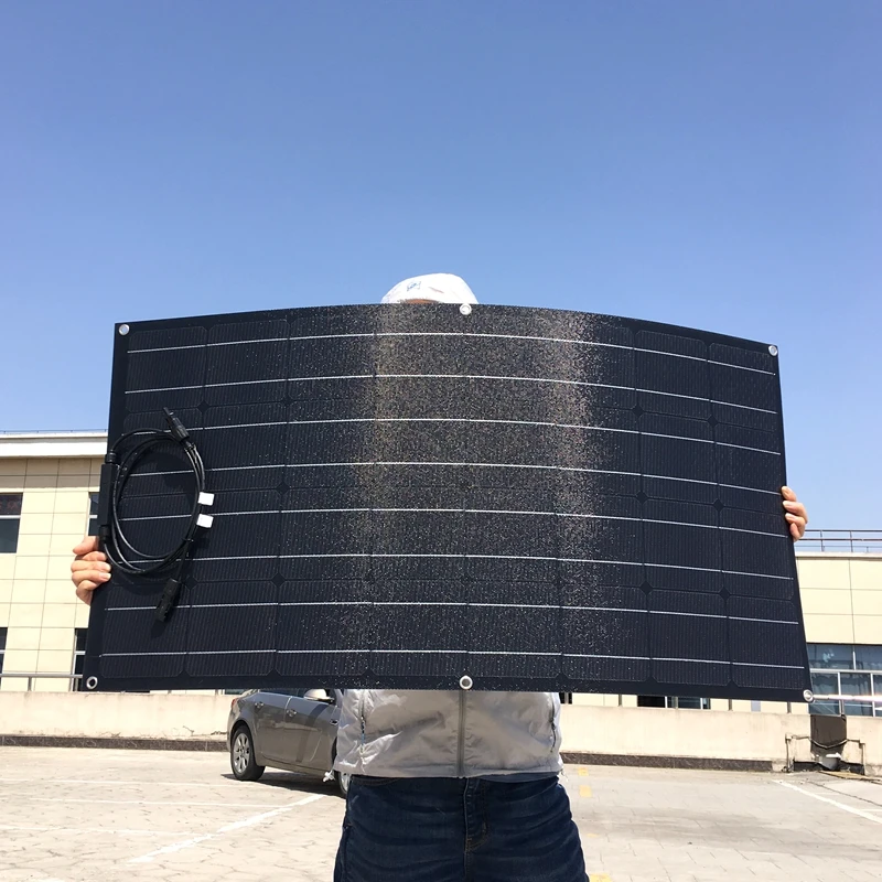 Workstar ETFE 100 Вт Гибкая солнечная панель 6 шт. ETFE солнечная панель 12 в солнечное зарядное устройство 600 Вт Солнечная система с 4 кВт инвертором
