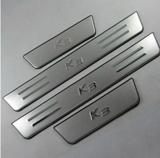 High quality stainless steel Scuff Plate/Door Sill For 2013-2016 KIA K3 Car styling | Автомобили и мотоциклы