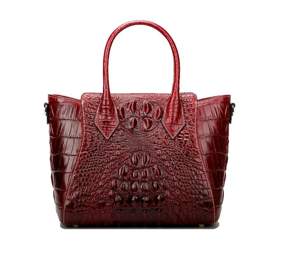 SUWERER Новинка, женская сумка из натуральной кожи, модная сумка из крокодиловой кожи с тиснением, женские сумки из натуральной кожи, сумка на плечо