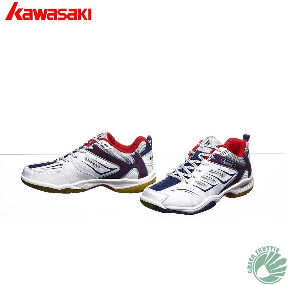 K-156-White Профессиональный Kawasaki K159 K-155 K-156 кроссовки высокие эластичные помещенный в стиле унисекс, для игры в бадминтон - Цвет: K-156-White