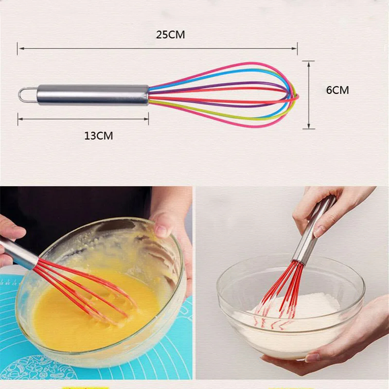 1 шт. Миксер с венчиком для напитков Яичница силиконовые венчики для взбивания яиц кухонные инструменты ручной миксер для яиц кухонный пенообразователь Wisk блендер