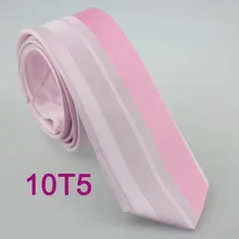 YIBEI coahella Галстуки белый светло-розовый галстук тонкий несимметричный полосатый галстук узкий галстук Мужская новая мода Gravata свадьба