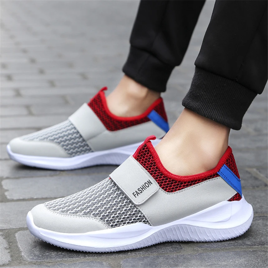 حجم كبير 38-46 حذاء رجالي كاجوال رياضية الصيف شبكة تنفس مريحة حذاء رجالي المتسكعون footwears Slipon المشي حجم كبير 38-46 حذاء رجالي كاجوال رياضية الصيف شبكة تنفس مريحة حذاء رجالي المتسكعون footwears Slipon المشي