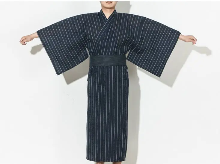 2017 Male Cool Traditional Japanese Kimono Men's Cotton Robe Yukata Men's Bath Robe Kimono Sleepwear with Belt 62503 2017 Male Cool Traditional Japanese Kimono Men's Cotton Robe Yukata Men's Bath Robe Kimono Sleepwear with Belt 62503