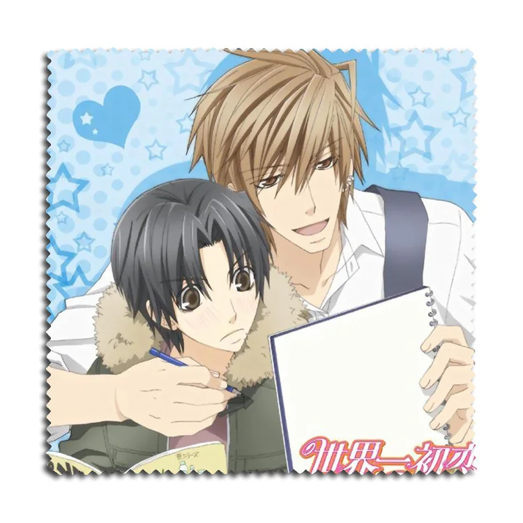 1 шт. аниме Sekai-ichi Hatsukoi фланелевые очки с принтом Onodera Ritsu/Takano Masamune для очков аксессуары - Цвет: B