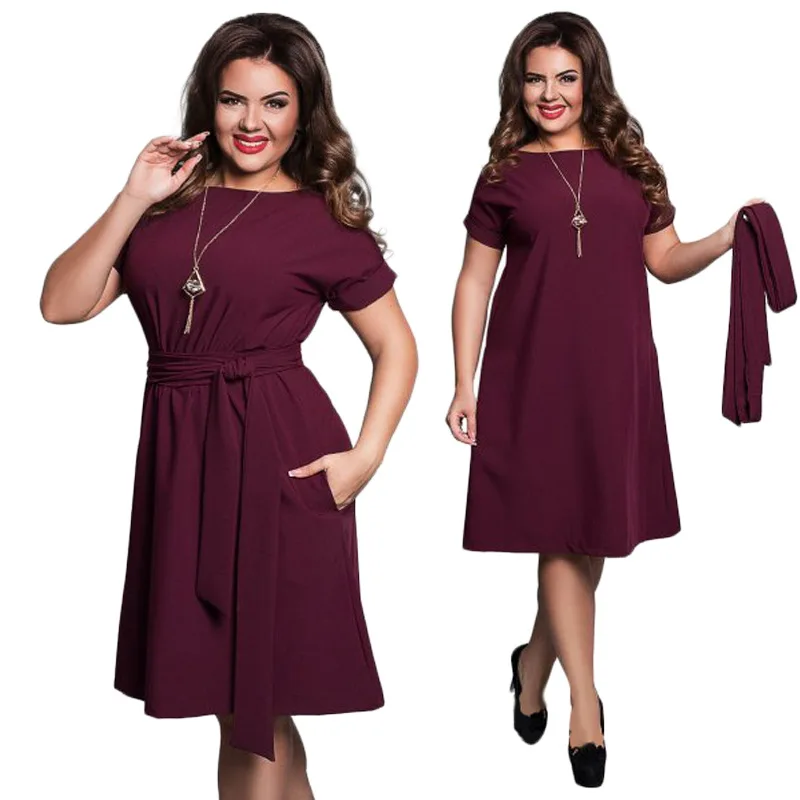Aliexpress.com : Buy New 2018 Plus Size Women's Clothing Summer Dress ...