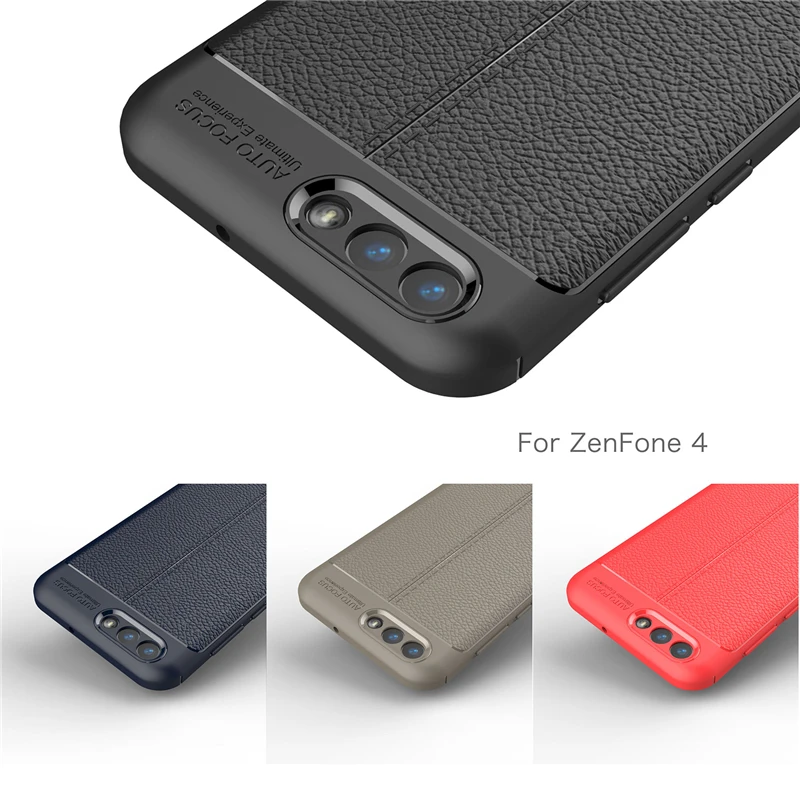 Litchi strip silicone case for Asus Zenfone 4 ZE554KL (9)