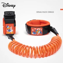 Disney безопасность блокировки анти потерял соединитель на запястье поводок для ребенка жгут прогулочная рука ремень браслет бандаж для беременных из бечёвки