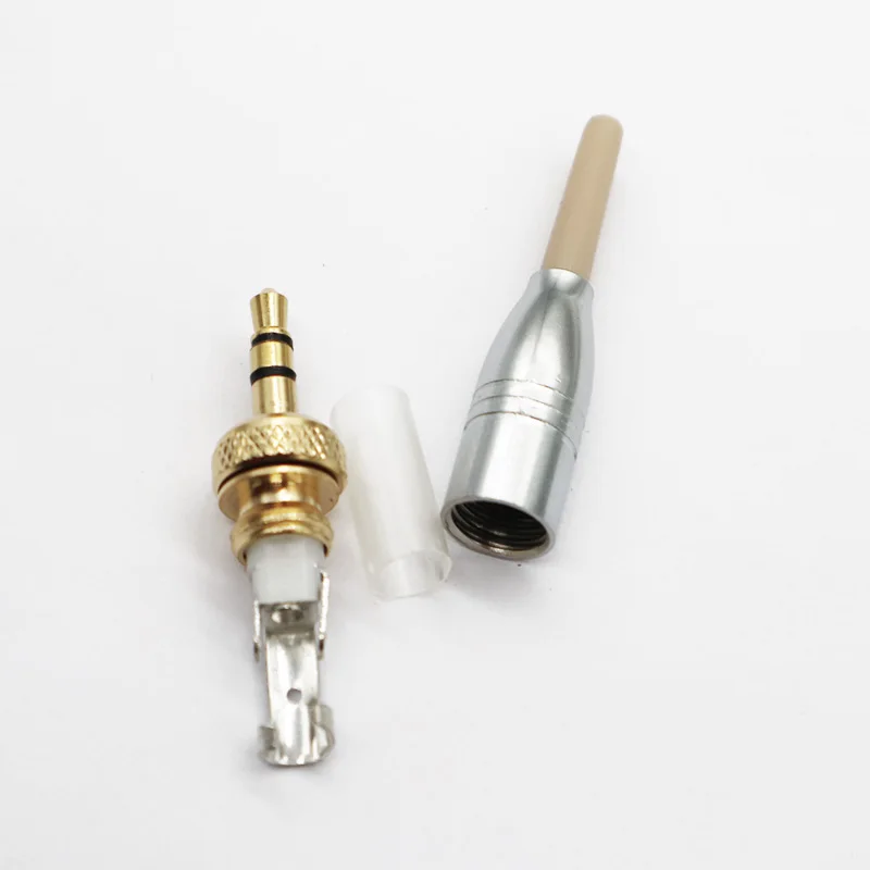 adaptador de plugue sobressalente parafuso estéreo bloqueio conector