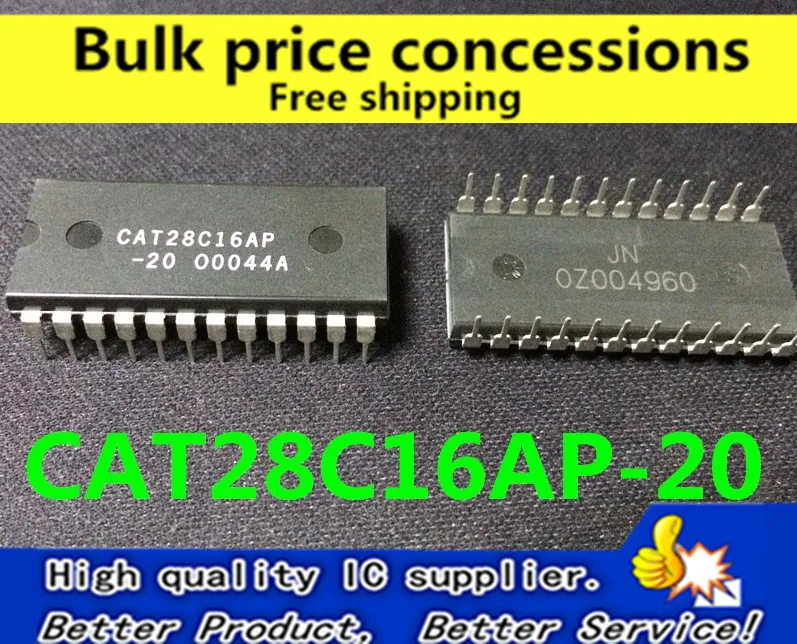 Бесплатная доставка набор из 10 шт. CAT28C16API-20 CAT28C16API-90 28C16 DIP | Электроника