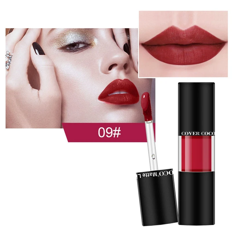 

12 Colors 24Pcs Matte Lipstick Set Waterproof Long Lasting Nude Rd Velvet Pigment Non-stick Cup Lip Gloss Beauty Lip Makeup Kit