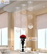 1 unids larga lámparas cristal que cuelgan comedor lámpara colgante moderno simple del led luz colgante cafetería bar kitchen lámpara cristal