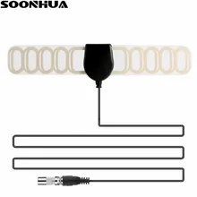 SOONHUA DVB-T2 HD TV Digital Antena 20dBi Gain 25 Mile Range Digital Indoor Antena Amplificada HDTV Cabo para Canal Local