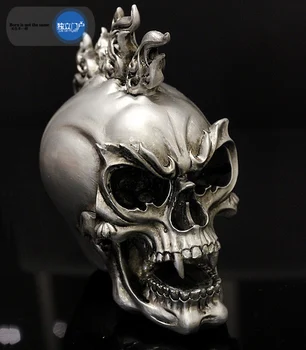 

Personality punk skull model motorcycle decoration halloween decoration 20X12.5X21cm