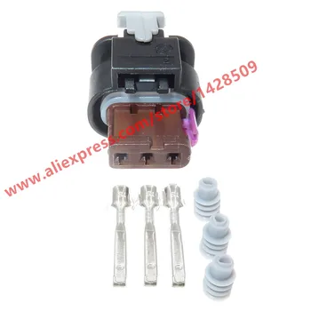

5 Sets 3 Pin Auto Reversing Radar Socket Electric Wiring Harness Connector Plug For VW Audi Land Rover 4F0 973 703 4F0973703