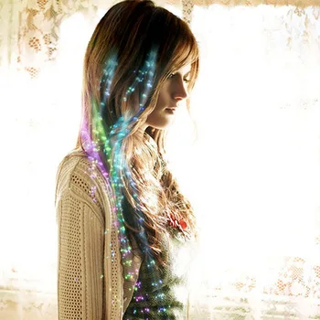 

Colorful Butterfly Light Braids LED Wigs Glowing Flash LED Hair Braid Clip Haripin Decoration Ligth Up Halloween Hair Accessori
