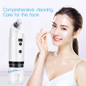 

Electric Facial Vacuumm Cleansing Device Small Bubble Cleaner With Water Cycle Cleaning Vacuum Blackhead Remover Shrink Pore