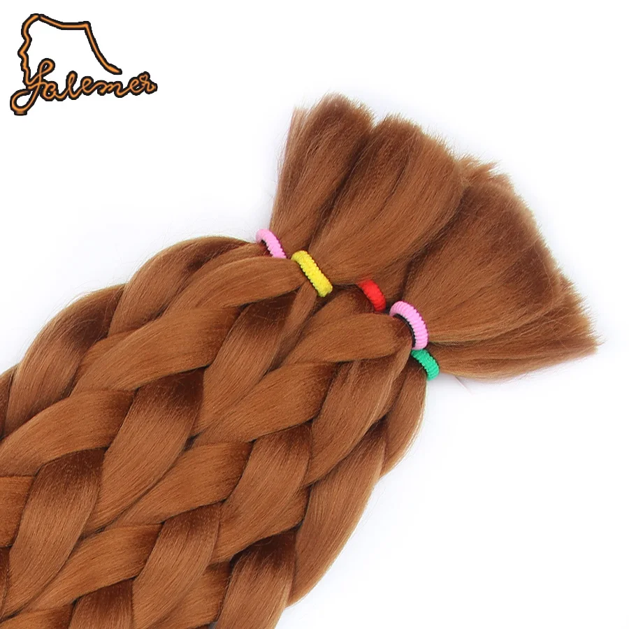 Cinza Volume do cabelo sintético jumbo Trança de Cabelo 165 g pacote