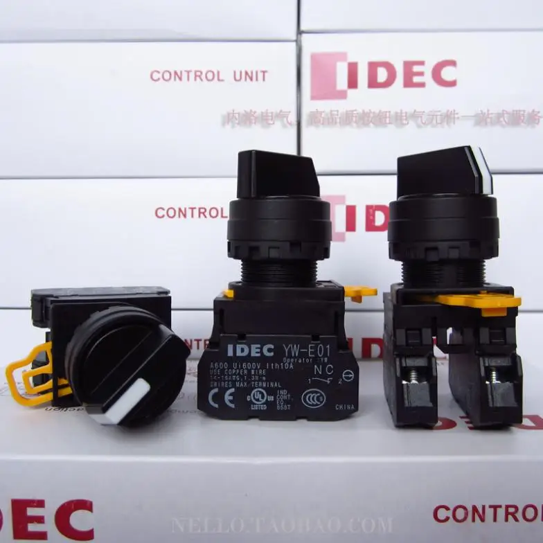 [SA] Японский переключатель IDEC Izumi 22 мм YW1S-2E11 2 параграф a самоблокирующийся