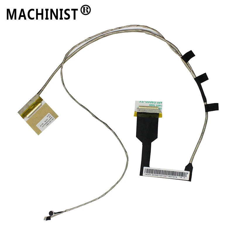 

MACHINIST Video screen Flex For ASUS X301 X301A laptop LCD LED LVDS Display Ribbon cable DD0XJ6LC000 DD0XJ6LC010