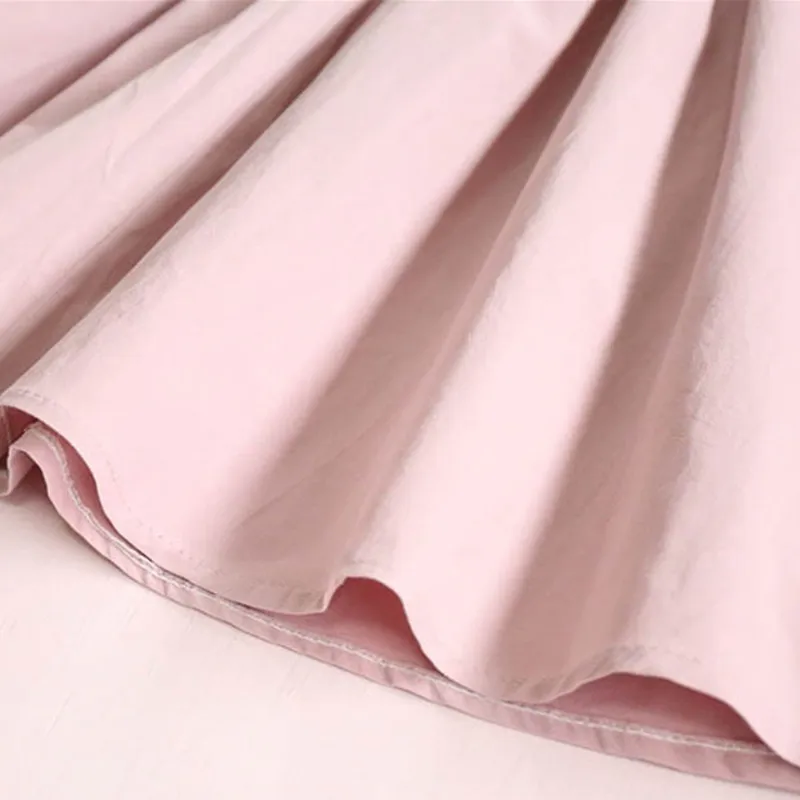 Dusty Rose Baby Girl Dress Ruffle Collar Children Clothes Backless Kids Clothes Summer Girls Dress with Bow  (8)