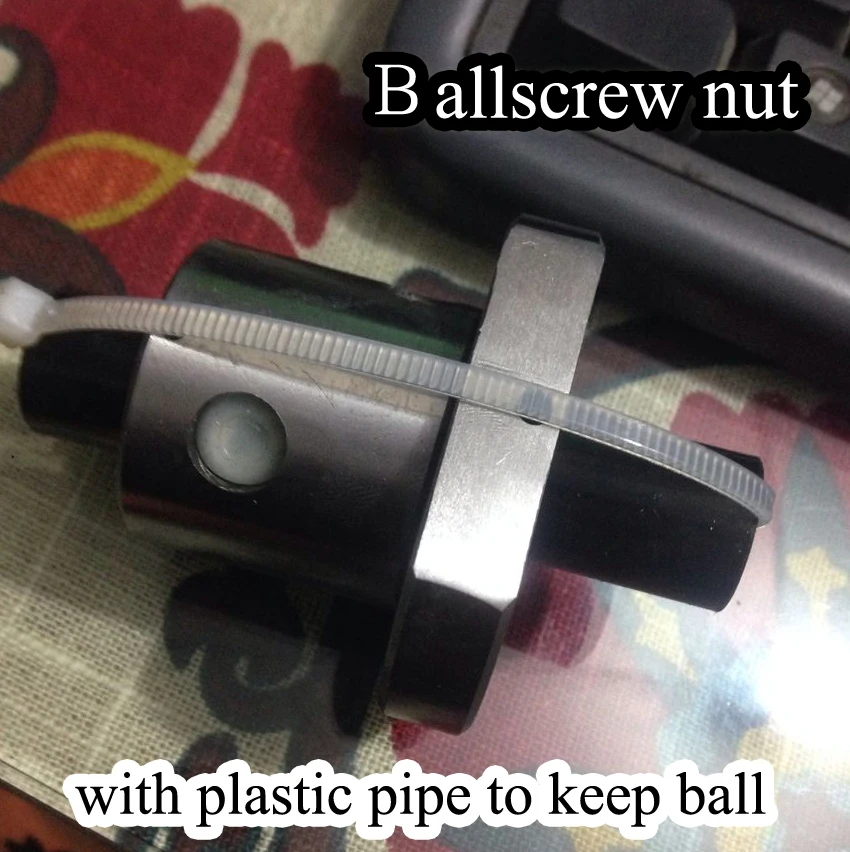 

2pcs/lot Ballscrew Nut SFU2005 2005 Ballnut Ball Nut for CNC Ball screw SFU2005 with Plastic Pipe to Keep Balls