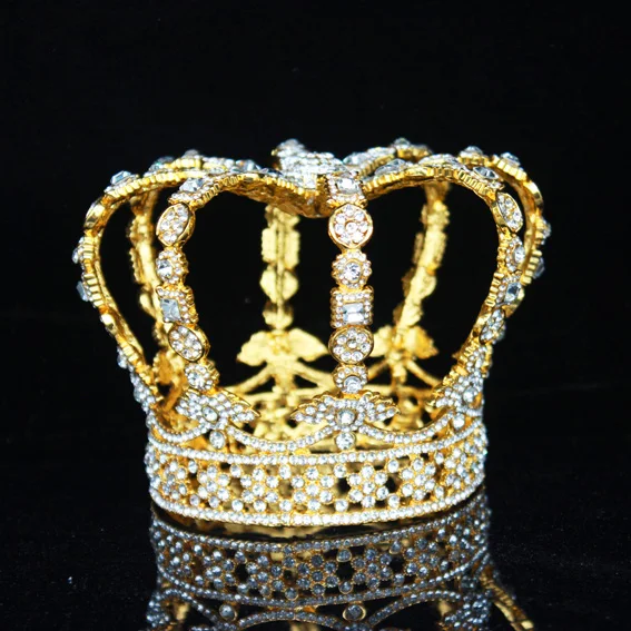 best bridal hair jewelry Gold Queen King Tiaras and Crowns Wedding Bridal Hair Jewelry Accessories ForWomen Headpiece Pageant Prom Diadem Hair Ornaments buy bridal hair jewelry Wedding Hair Jewelry