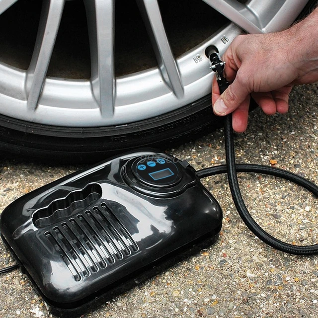 12V 250psi Digital Air Compressor Portable Car Van Inflator Pump Auto Cut Off June 06 Dropship