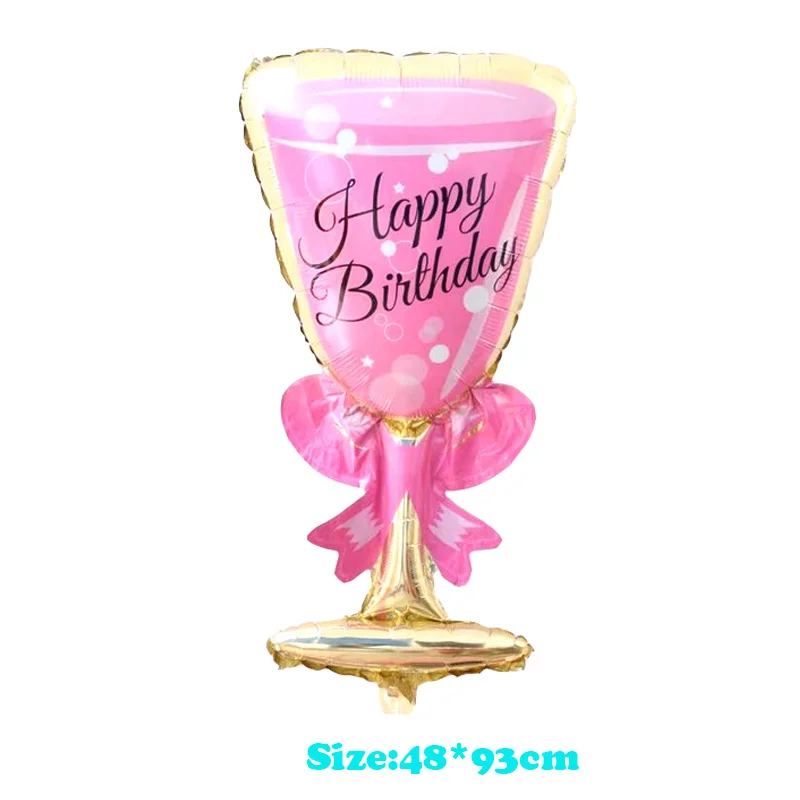 Новые большие бокалы для шампанского Фольга воздушные шары фляга для виски пива Globos для свадебных украшений баллон гелия день рождения, мероприятие, вечеринка - Цвет: Оливковый