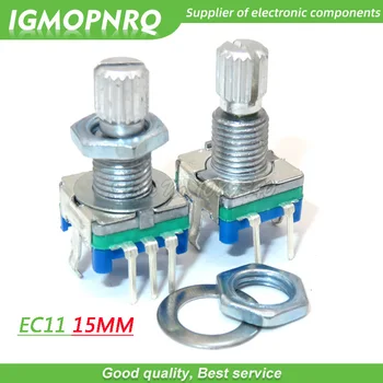 

5PCS EC11 15mm Plum Handle Rotary Encoder Coding Switch Digital Potentiometer Switch 5 Pin DIY IGMOPNRQ